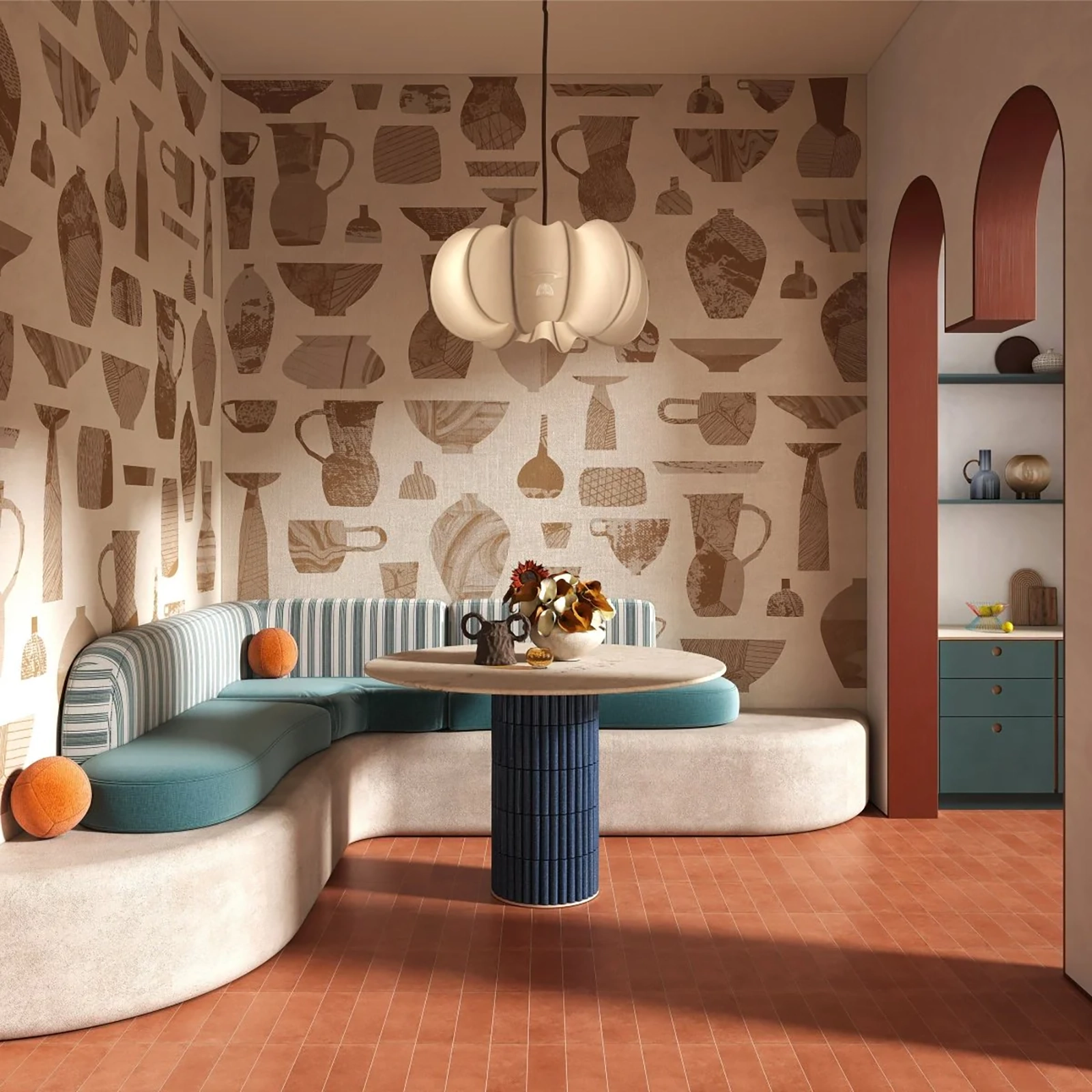 Murals Italian wallcovering supplied by ProBuild