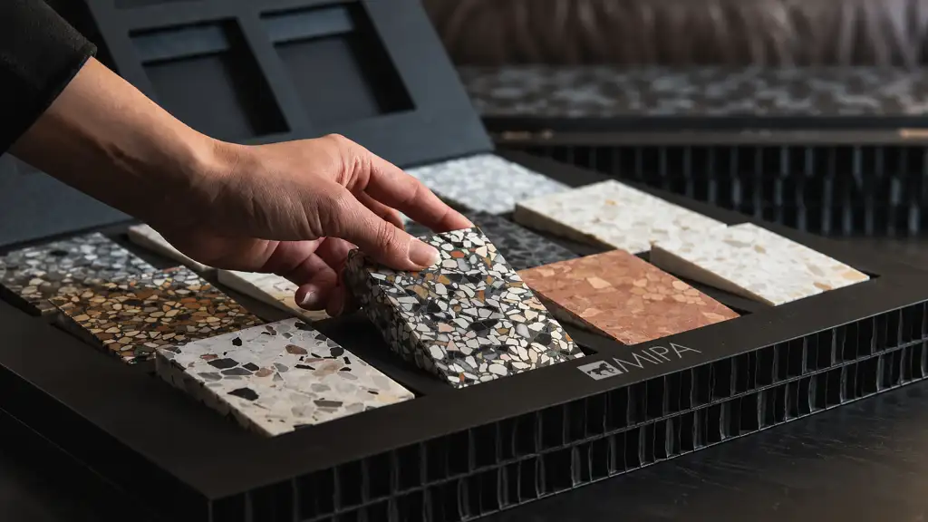 MIPA terrazzo and graniglia tiles